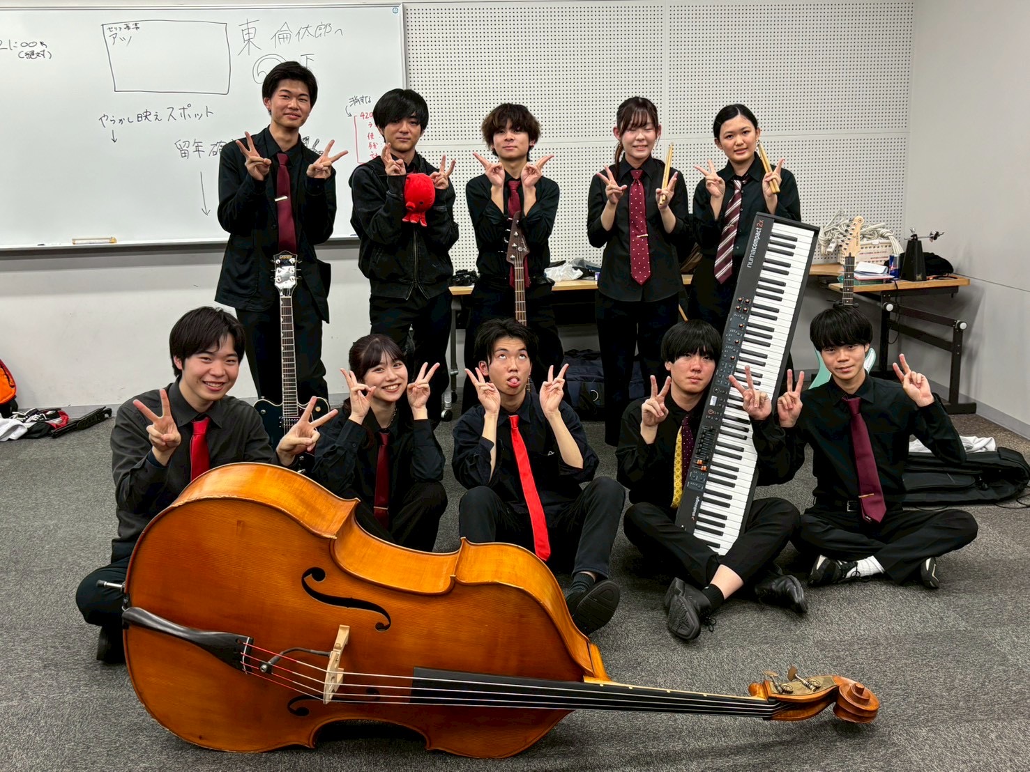 リズムパート集合写真