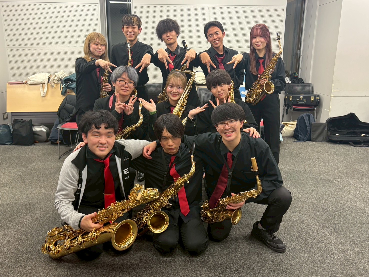 サックスパート集合写真